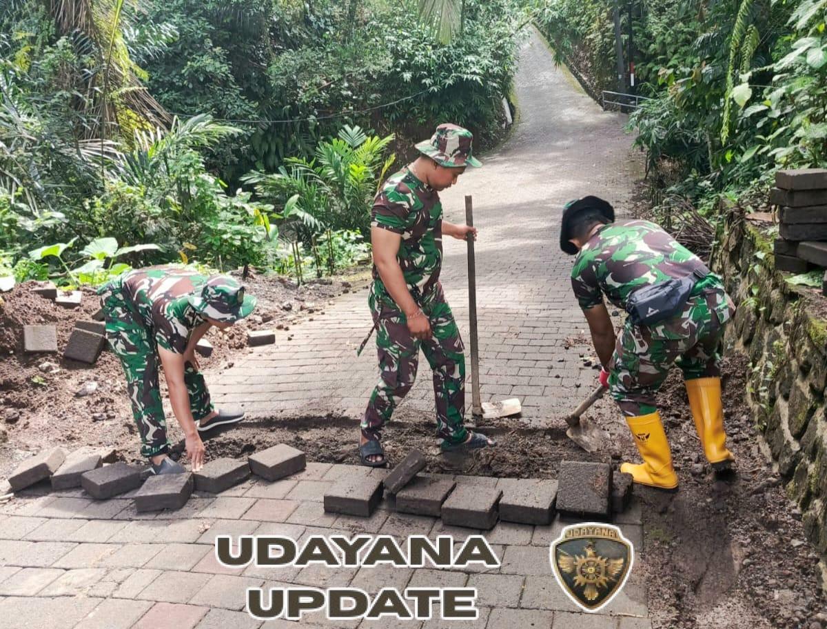 Satgas TMMD Ke-126 Kodim 1611/Badung Terus Kebut Target Pengerjaan Infrastruktur Jalan dan Fasilitas Masyarakat