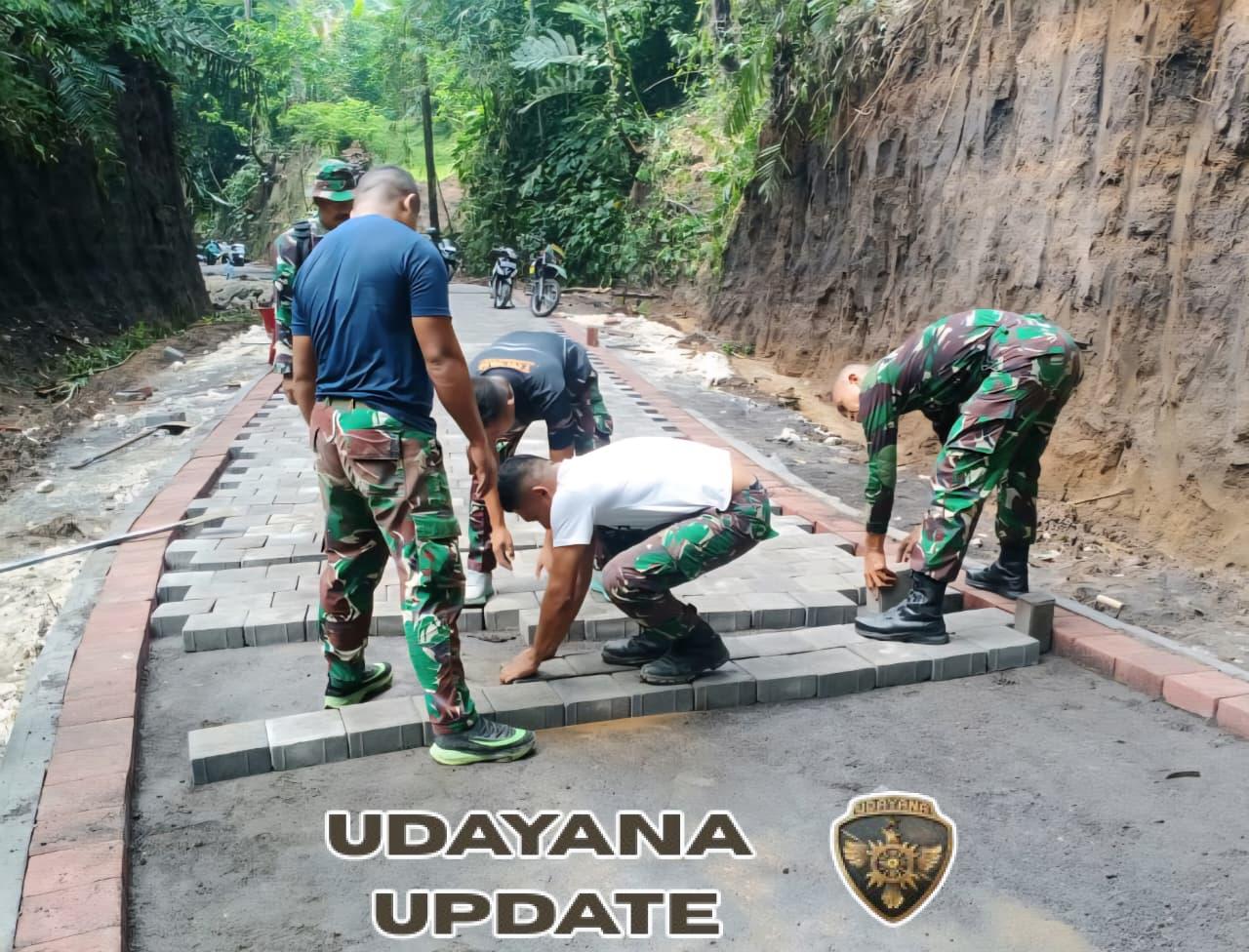 Satgas TMMD Ke-126 Kodim 1611/Badung Terus Kebut Target Pengerjaan Infrastruktur Jalan dan Fasilitas Masyarakat