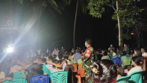 Ibadah HUT Reformasi dan Penutupan Bulan Keluarga Berlangsung Khidmat, Babinsa Turut Amankan Jalannya Acara