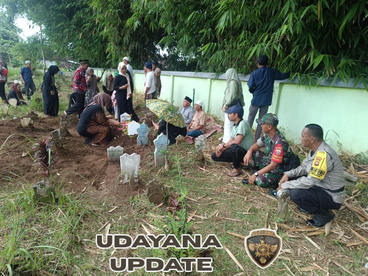 Babinsa dan Bhabinkamtibmas Loloan Barat Tunjukkan Kepedulian, Melayat Warga Binaan yang Berpulang