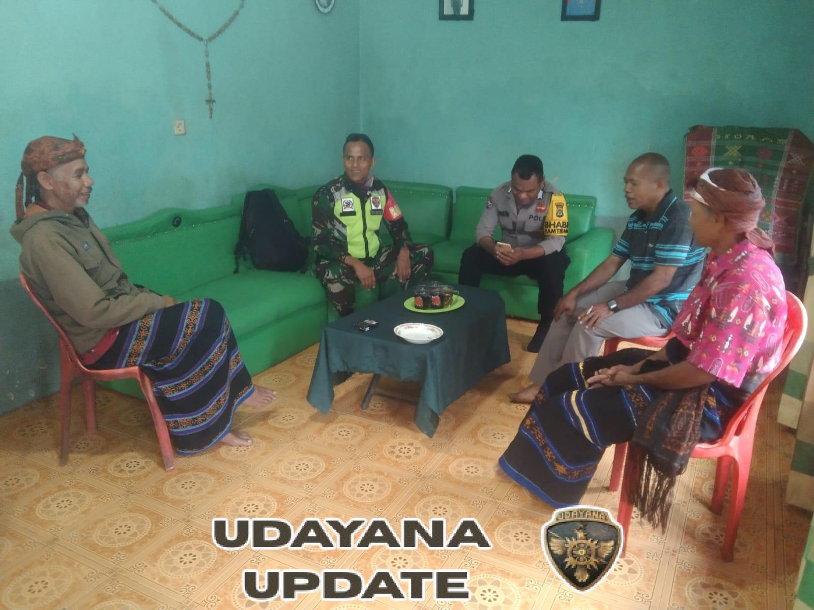 Komsos dan Pamwil, Babinsa Kodim 1602/Ende Perkuat Sinergi dengan Warga Nduaria