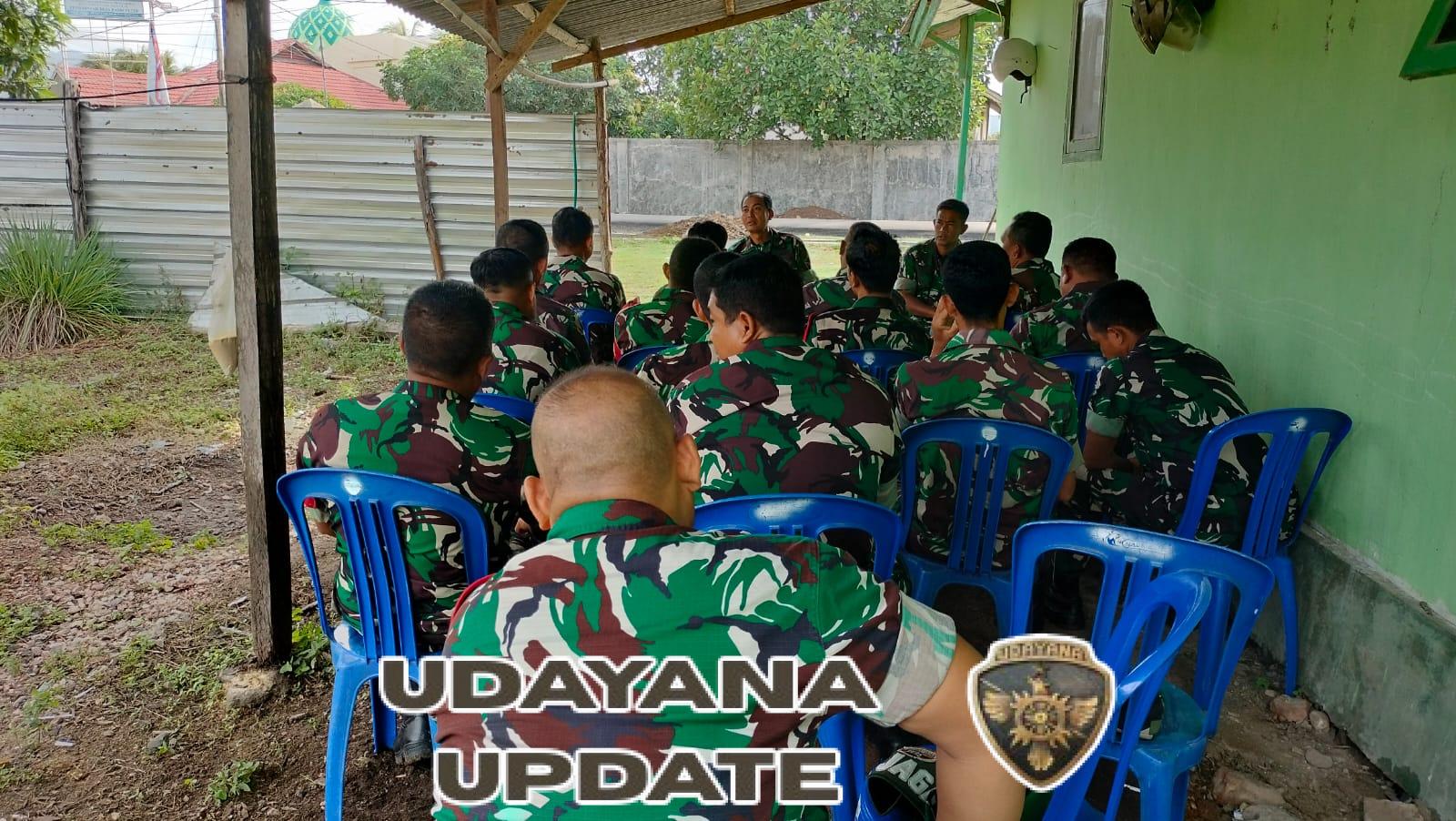 Danramil 1628-02/Sekongkang Ingatkan Babinsa Siaga Bencana dan Perkuat Koperasi Merah Putih