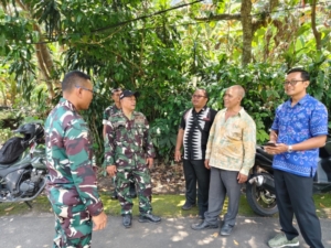 Dandim Klungkung Tinjau Lahan Rencana Pembangunan Koperasi Merah Putih