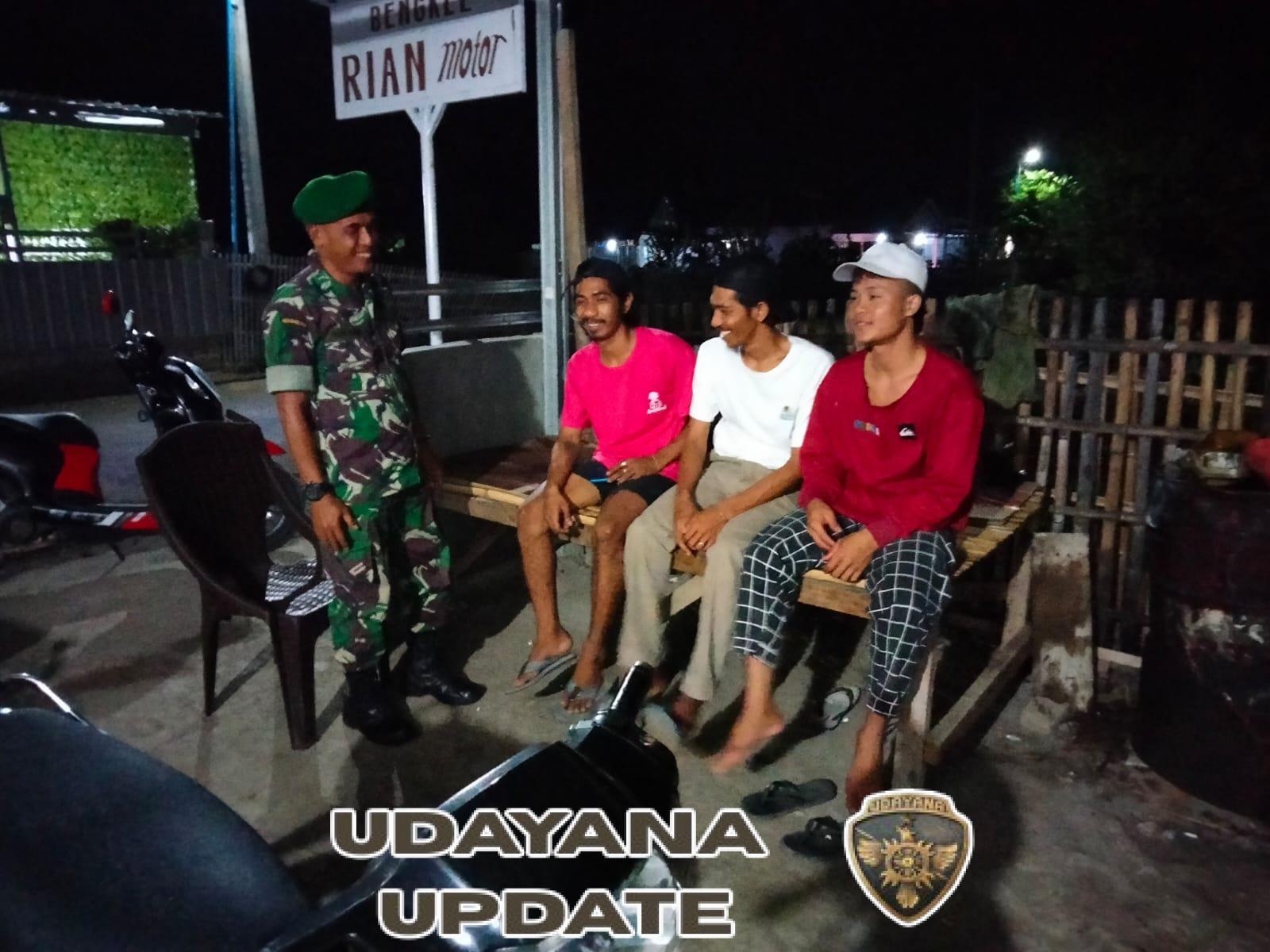 Serda Bukhari Patroli Malam di Poto Tano, Ajak Warga Jaga Ketertiban Lingkungan