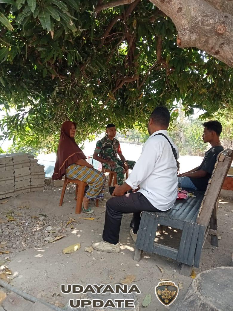 Komsos Babinsa Omesuri Dorong Masyarakat Wujudkan Lingkungan Aman dan Nyaman