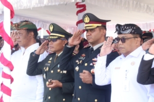 Dandim Klungkung Hadiri Peringatan Hari Kesaktian Pancasila Di Alun-Alun Ida Dewa Agung Jambe