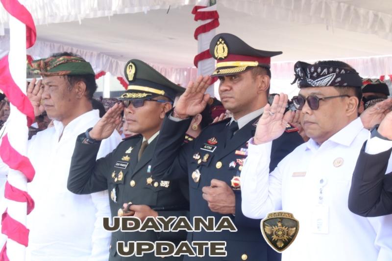 Dandim Klungkung Hadiri Peringatan Hari Kesaktian Pancasila Di Alun-Alun Ida Dewa Agung Jambe