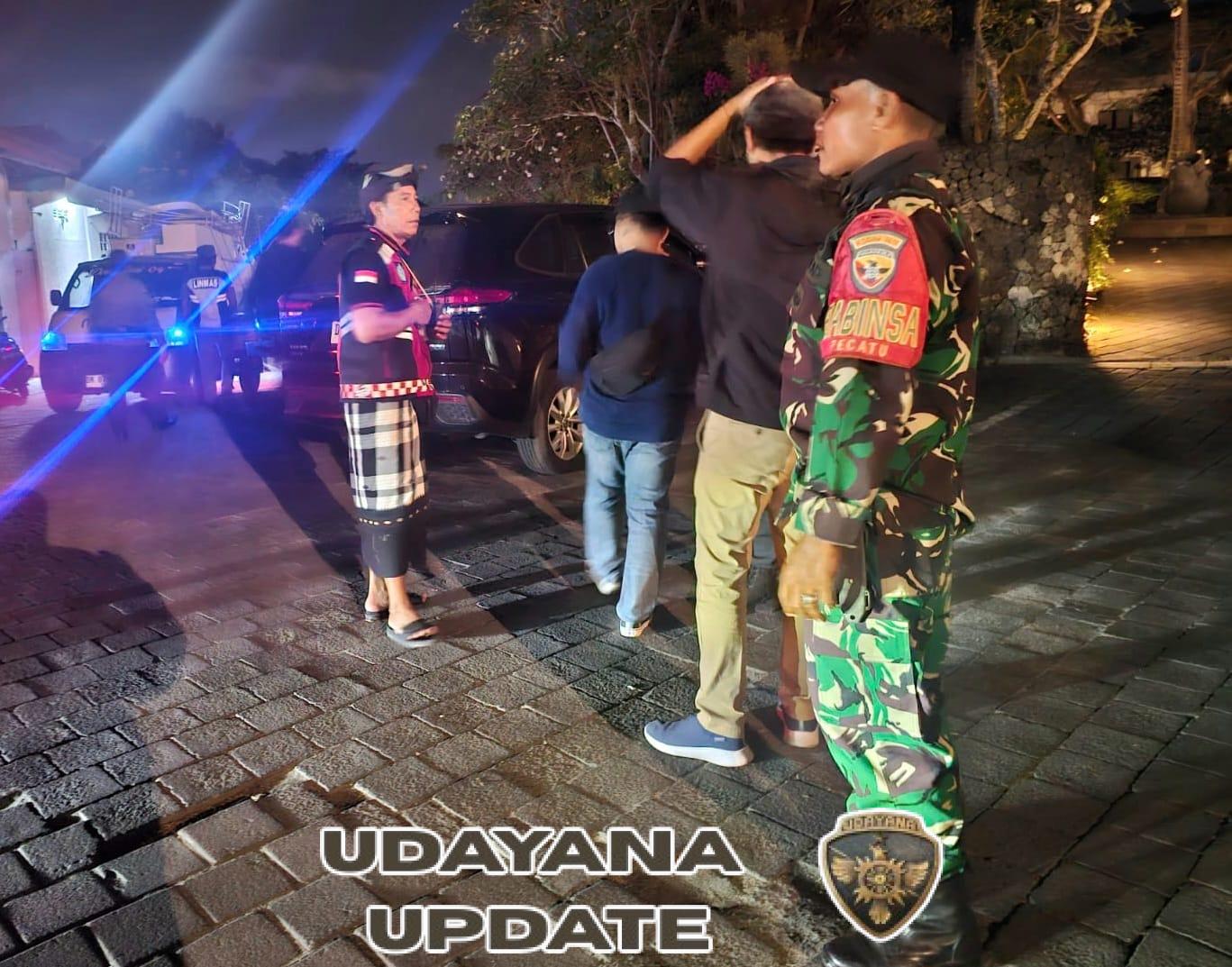 Babinsa dan Pemerintah Desa Pecatu Gelar Patroli Gabungan untuk Jaga Kamtibmas