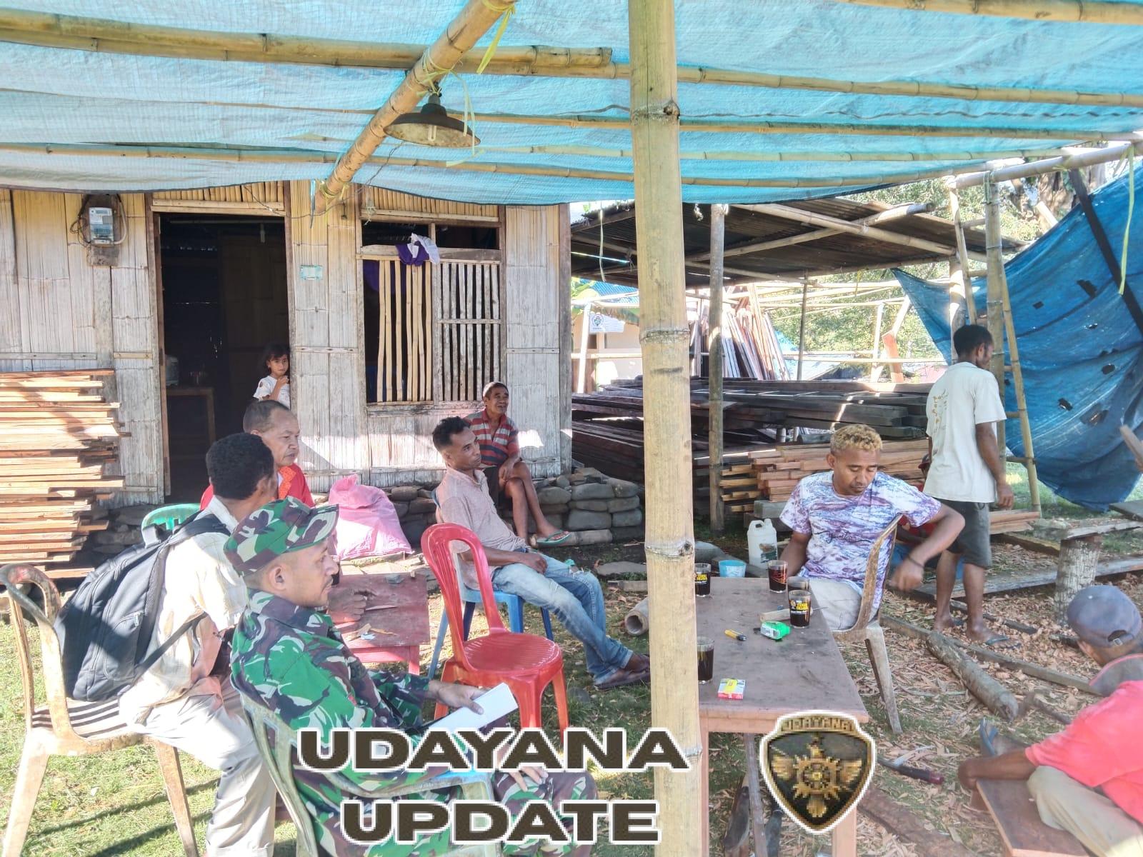 Babinsa Koramil 1602-02/Wolowaru Tingkatkan Komsos dan Pamwil di Desa Nuamuri