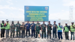 Sinergi Kodim dan Kemenhan, Pematokan Pembangunan Yonif TP 876 Resmi Dimulai