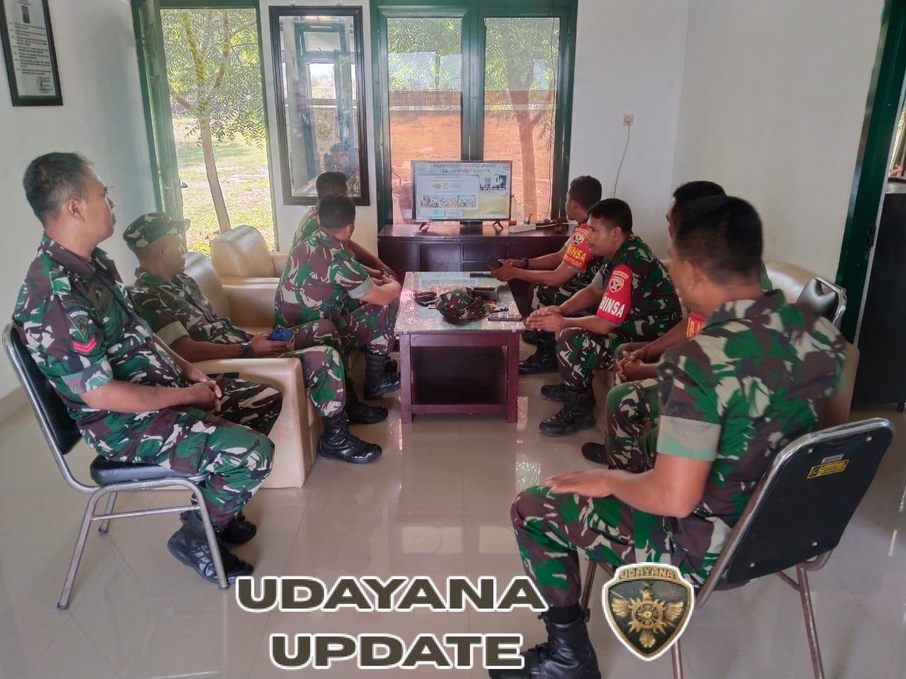 Satu Tahun Kinerja Merah Putih, Babinsa Poto Tano Ikuti Nobar Bersama Mentan