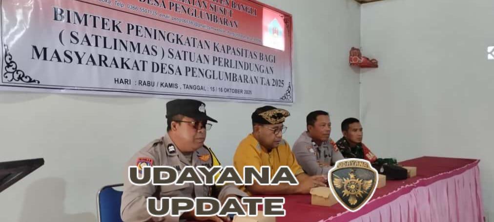 Babinsa Desa Penglumbaran Latih Satlinmas Tingkatkan Kesiapsiagaan Hadapi Bencana Alam