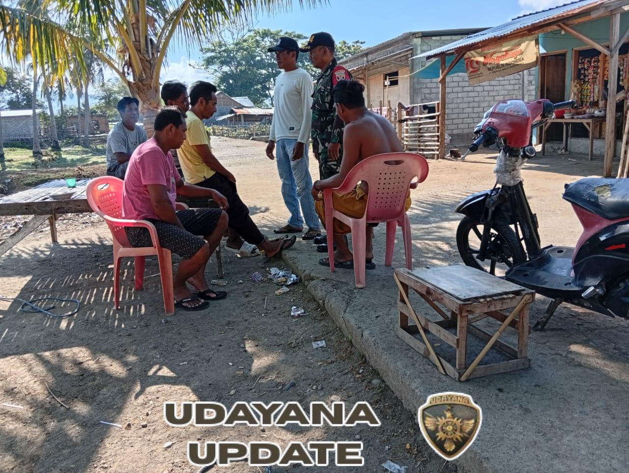 Sertu Edi Susanto Lakukan Dialog Bersama Warga, Tali Silaturahmi Diperkuat