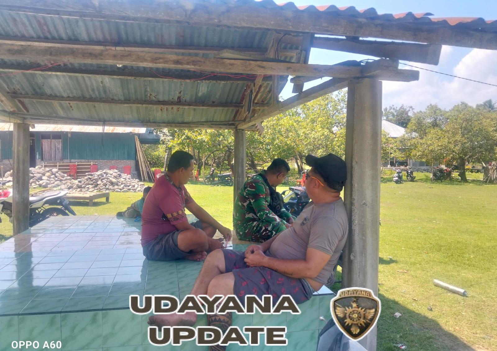 Babinsa Kodim 1602/Ende Tingkatkan Kamtibmas melalui Komsos dan Pamwil di Desa Otogedu