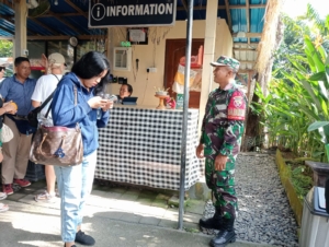 Wujudkan Situasi Kondusif, Babinsa Ajak Pengelola Wisata Jaga Keamanan Objek Wisata