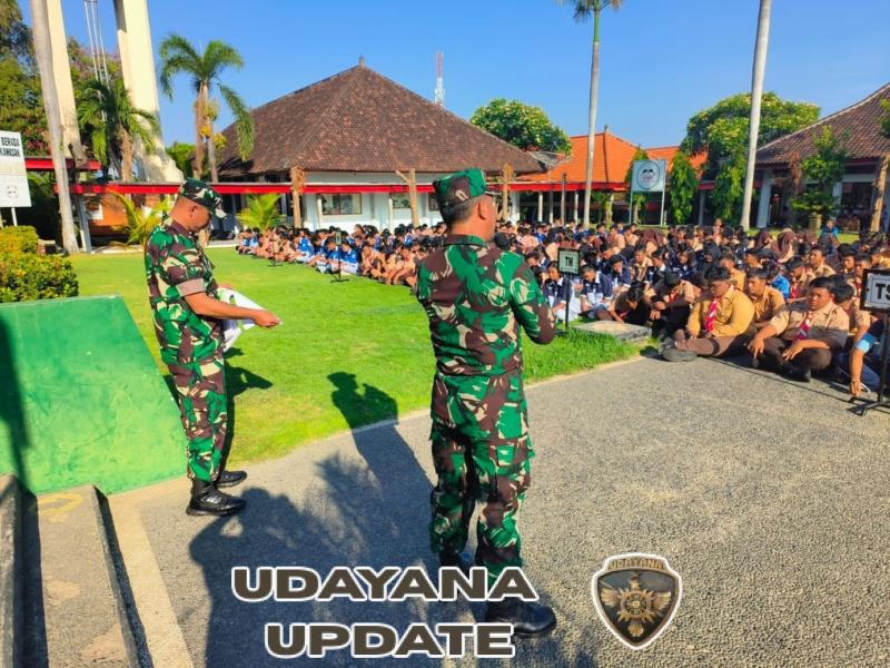 Bangun Karakter Generasi Muda, Kodim 1609/Buleleng Gelar Sosialisasi Korps Kadet Republik Indonesia di Dua SMK Singaraja