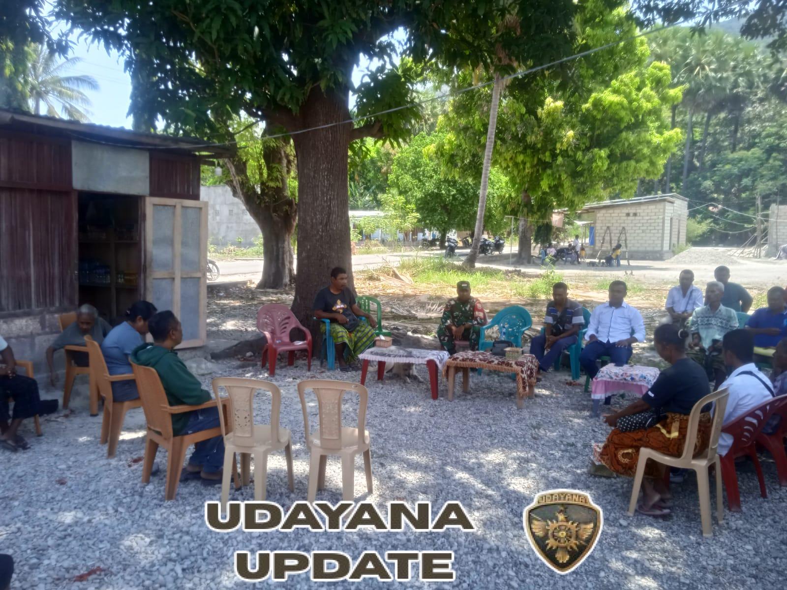 Babinsa 1621-02/Abanteng Laksanakan Komsos Di Desa Kolbano