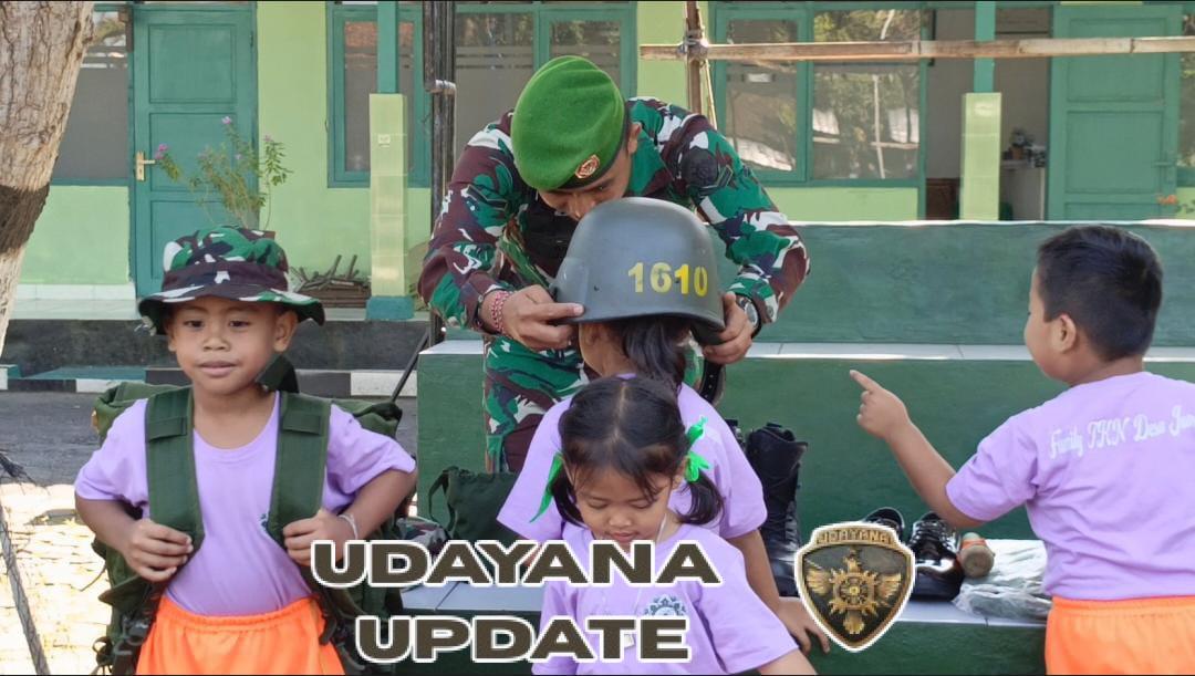 Waduh, Kodim Klungkung Diserbu Puluhan Anak TK