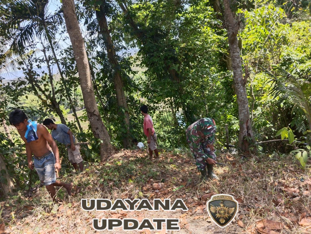 Kodim 1613/Sumba Barat Dukung Kelancaran Air Bersih Melalui Perawatan Pompa Hidram