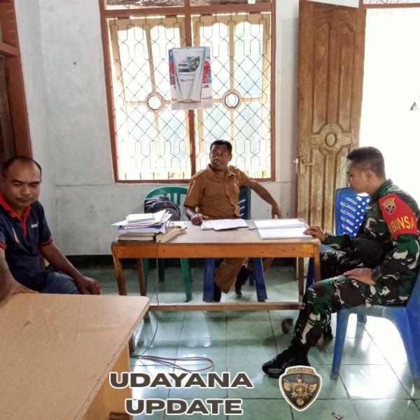 Babinsa Wolowaru Laksanakan Komsos dan Puldata Teritorial di Desa Woloaro