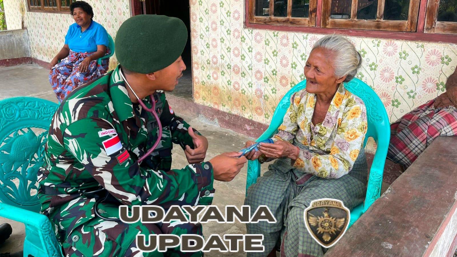Pererat Hubungan, Pos Mahen Gelar Silaturahmi dan Pelayanan Kesehatan untuk Warga Perbatasan
