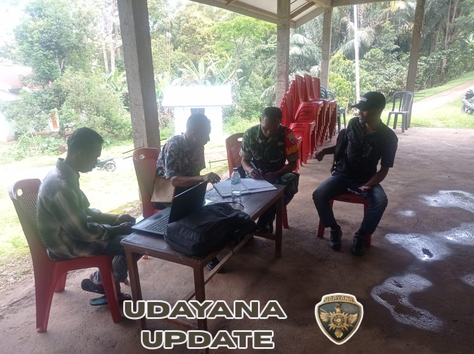 Babinsa Kodim 1602/Ende Tingkatkan Kamtibmas Lewat Komsos dan Pamwil di Desa Nggesa