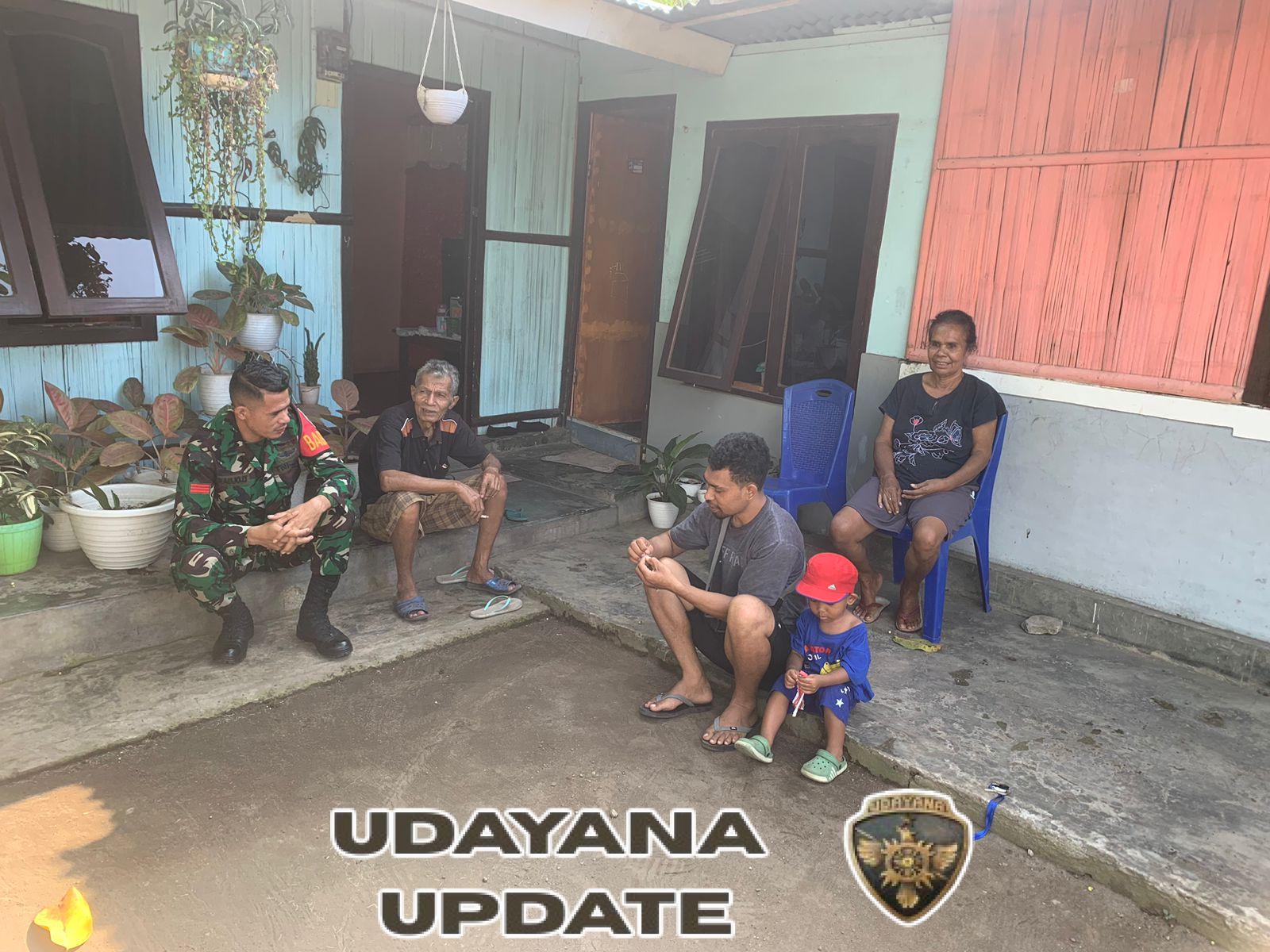 Babinsa Koramil 1602-03/Detusoko Intensifkan Monitoring dan Komsos di Desa Ratewati Selatan