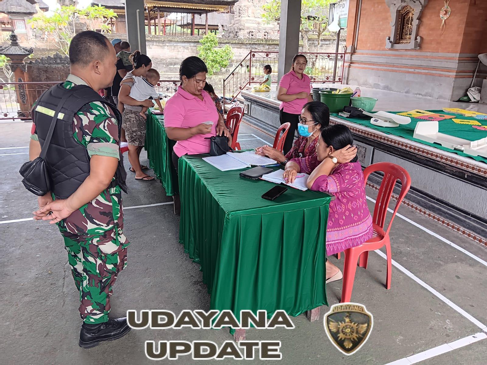 Wujud Kepedulian Terhadap Kesehatan Anak, Babinsa Desa Apuan Hadiri dan Dampingi Posyandu Balita