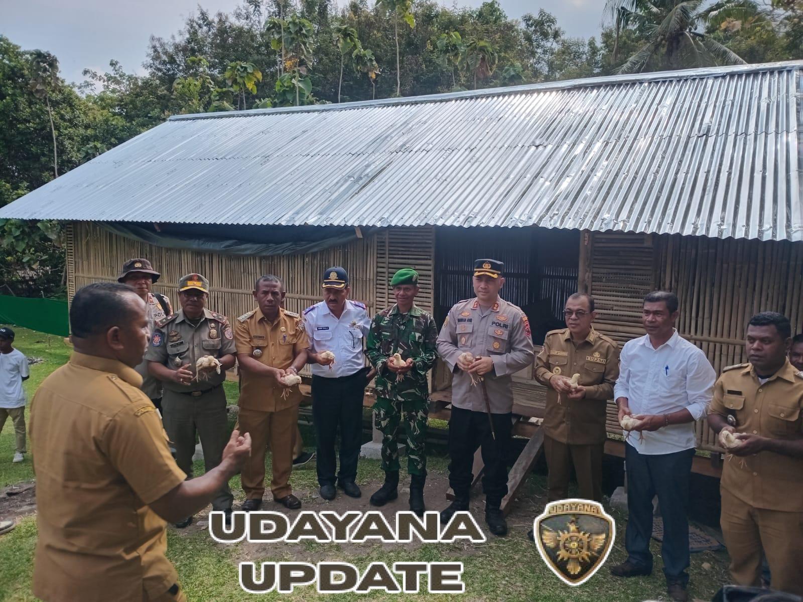 Sinergi TNI-Polri dan Pemda Ende Dorong Ketahanan Pangan Lewat Launching BUM Desa