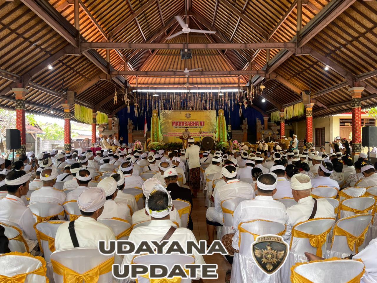 Wujud Kepedulian Babinsa, Sertu Made Surita Dukung Mahasabha VI Pratisentana Bendesa Manik Mas