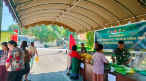 Menyambut HUT TNI Ke-80, Kodim 1618/TTU Suguhkan Bazar Murah Penuh Manfaat