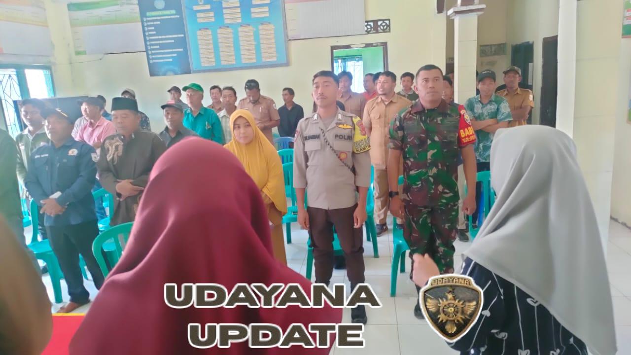 Babinsa Desa Mantar Hadiri Musyawarah Desa Tahapan Pemutakhiran Data Tunggal Sosial Ekonomi Nasional (DTSEN) Tahun 2025