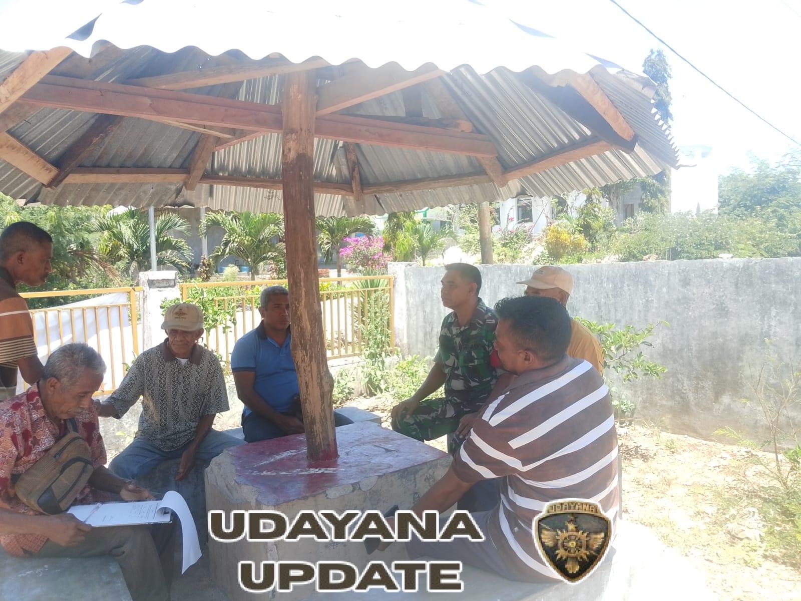 Sertu Sefi Pandie Jalin Komsos Bahas Lahan Koperasi Niukbaun