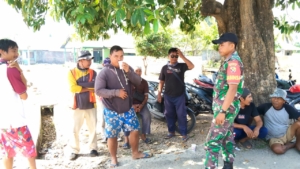 Wujud Kepedulian Babinsa, Desa Tatar Didorong Jaga Keamanan dan Kebersihan Lingkungan