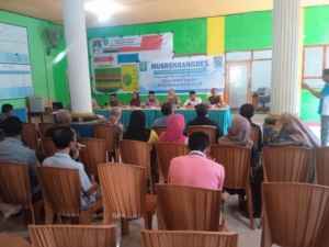 ‎Babinsa Koramil 1607-12/Moyo Hilir Dukung MusrenbangDes Desa Moyo Mekar Demi Pembangunan yang Berkelanjutan