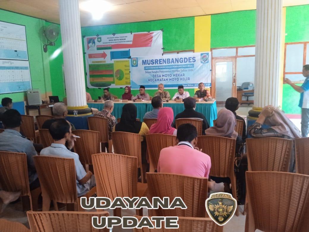 ‎Babinsa Koramil 1607-12/Moyo Hilir Dukung MusrenbangDes Desa Moyo Mekar Demi Pembangunan yang Berkelanjutan