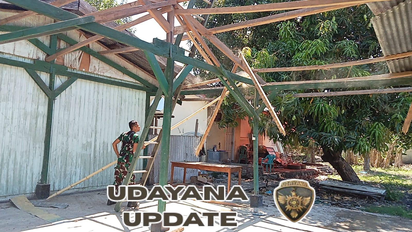 Koramil 1625-05/Aesesa Jalani Rehab, Pekerjaan Dimulai dengan Pembongkaran Infrastruktur Lama