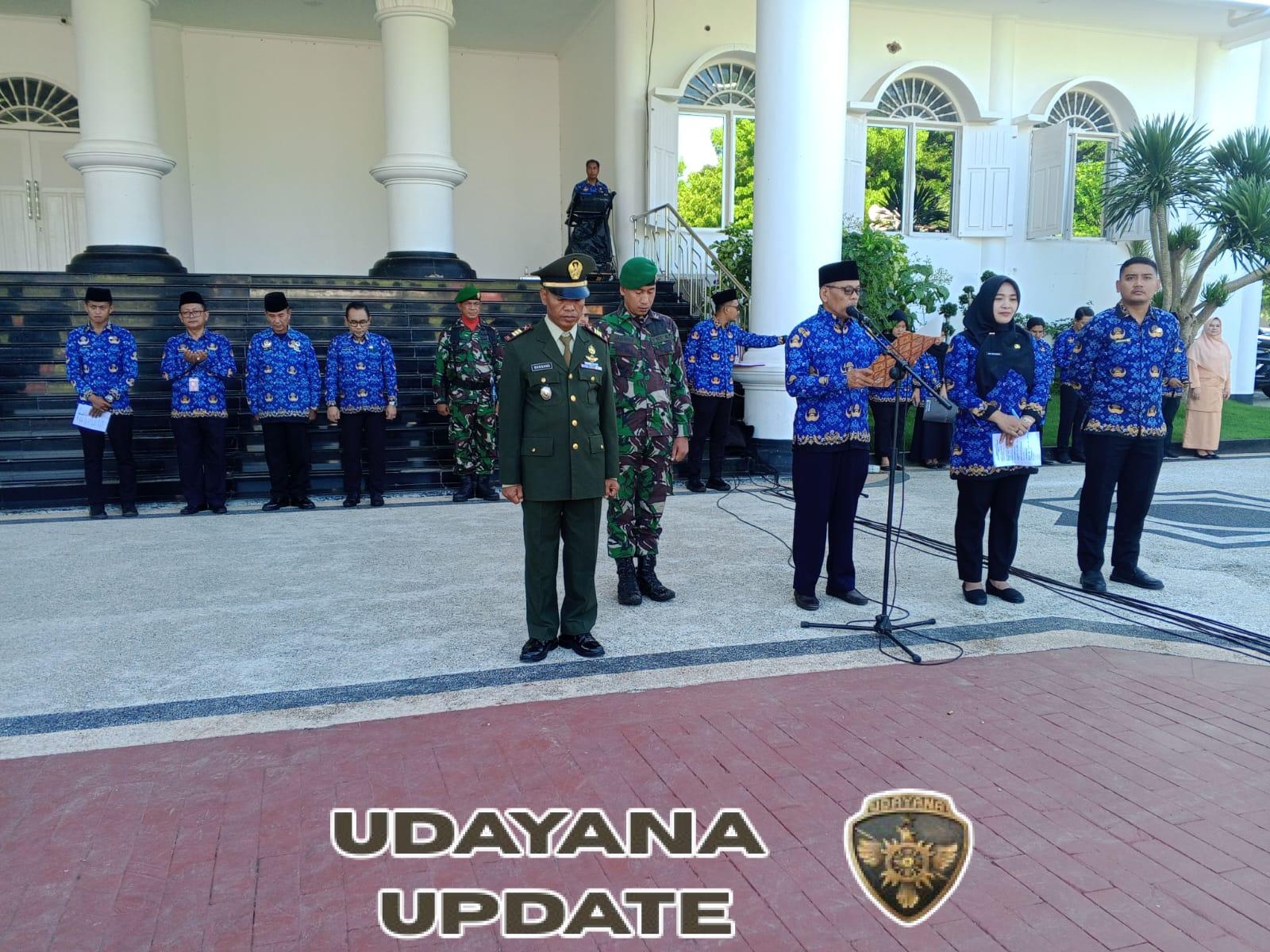 Forkopimda Sumbawa Barat dan Dandim 1628/KSB Ikuti Upacara Kesaktian Pancasila di Graha Fitrah