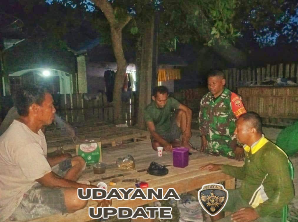 Dekatkan Diri dengan Warga, Babinsa Monta Ajak Pemuda Jauhi Narkoba dan Miras