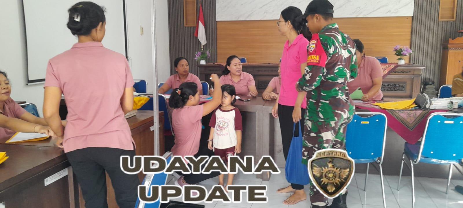 Pastikan Balita Sehat, Babinsa Selisihan Atensi Posyandu