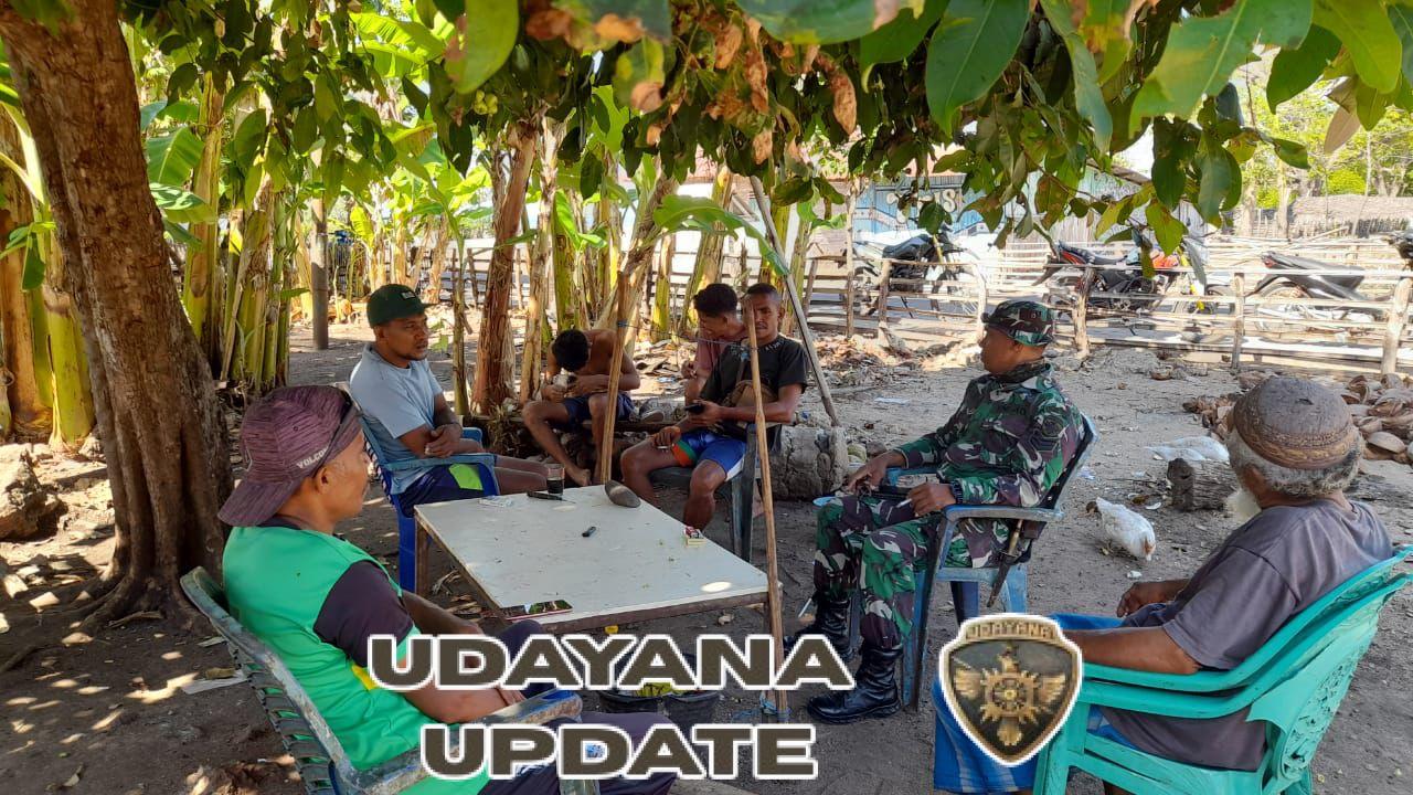 Komsos Babinsa Pantar Dorong Dukungan Masyarakat untuk Program Pemerintah