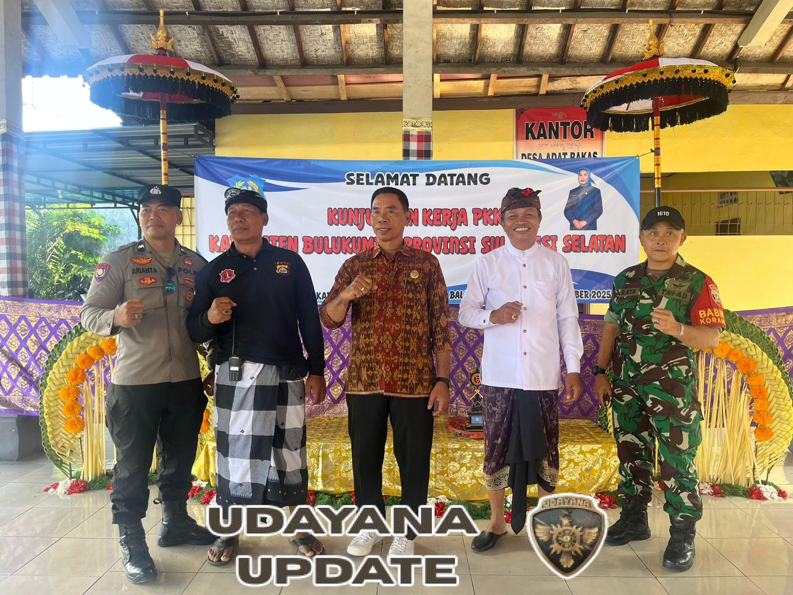 Babinsa Bakas Monitoring Kunjungan TP PKK Bulukumba