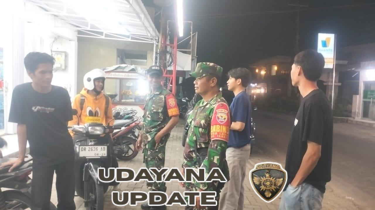 Patroli Malam Sarana Efektif Babinsa Serap Informasi Di Wilayah