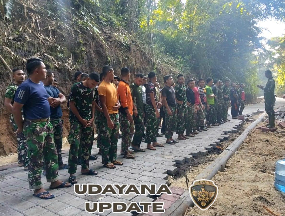 Satgas TMMD Ke-126 Kodim 1611/Badung Upayakan Target Selesai Jelang Sebelum Penutupan