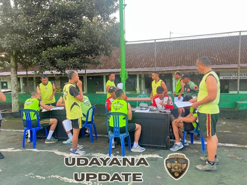 Prajurit Kodim 1626/Bangli Jalani Tes Garjas Semester II, Wujud Pembinaan Jasmani yang Berkelanjutan