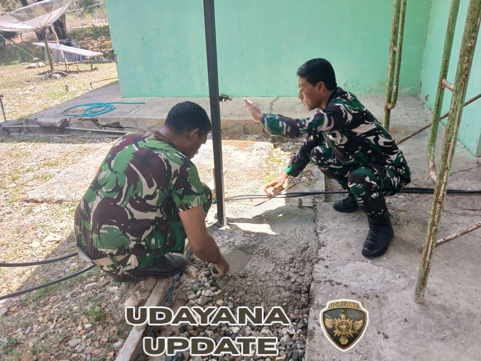 Koramil Wedomu Bangun Fasilitas Garasi Kantor, Wujudkan Pangkalan Yang Rapi dan Nyaman