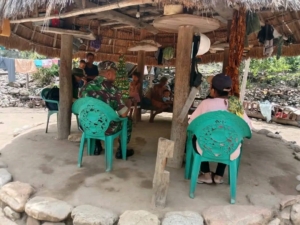 Musim Kemarau, Babinsa Tegaskan Pentingnya Waspada Kebakaran dan Pola Hidup Sehat