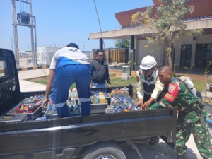 TNI dan Pelindo Serahkan Barang Sitaan ke KP3 Laut