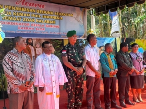 Wujud Kebersamaan, Forkopimda Alor Hadiri Penahbisan Gedung Gereja GKII Zoar