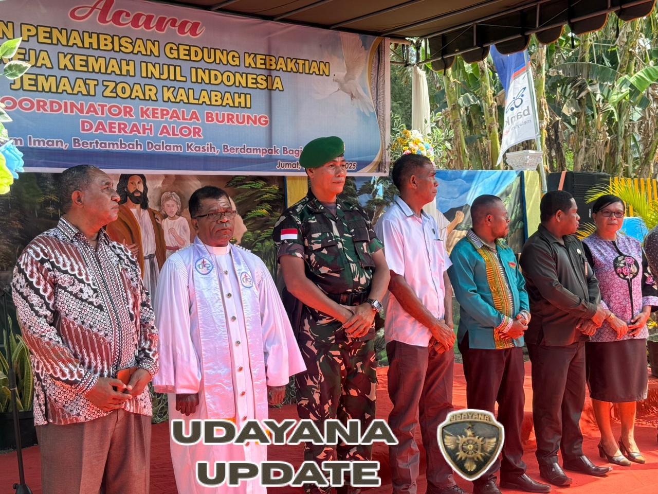 Wujud Kebersamaan, Forkopimda Alor Hadiri Penahbisan Gedung Gereja GKII Zoar